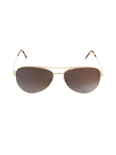 Cartier Women's 61mm Aviator Sunglasses In Gold