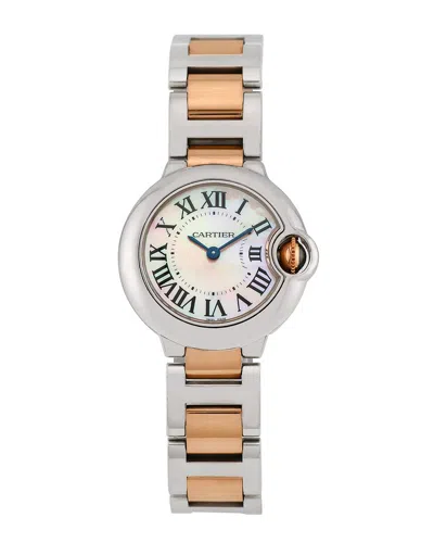 Cartier Women's Ballon Bleu Watch, Circa 2000s (authentic ) In Metallic
