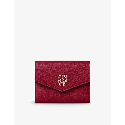 Cartier Trouserhère De  Leather Wallet In Burgundy