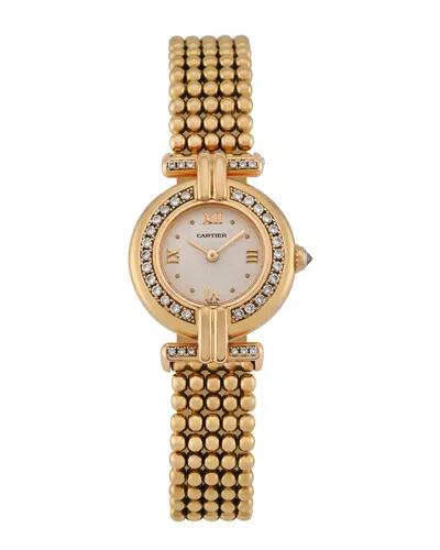 CARTIER CARTIER WOMEN'S COLISEE DIAMOND WATCH (AUTHENTIC PRE-LOVED)