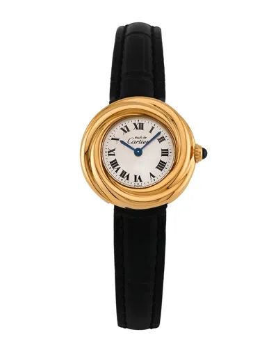 Cartier Women's Must De Trinity Watch, Circa 2000s (authentic ) In Black