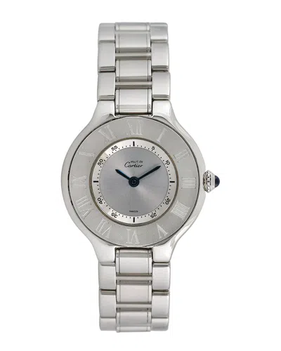 Cartier Women's Must De Watch In Silver