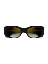 Cartier Panther C-logo Acetate Cat-eye Sunglasses In Crl