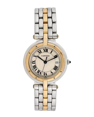 Cartier Women's Panthere Watch, Circa 1990's (authentic ) In Gray