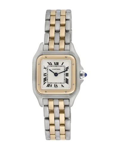 Cartier Women's Panthere Watch, Circa 1980s (authentic ) In Gray