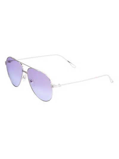 Cartier Women's Santos De  59mm Pilot Sunglasses