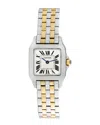 Cartier Women's Santos Demoiselle Watch, Circa 1990's (authentic Pre-loved) In Metallic