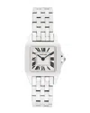 Cartier Women's Santos Demoiselle Watch, Circa 2000's (authentic Pre-loved) In Metallic