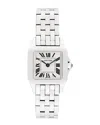 Cartier Women's Santos Demoiselle Watch, Circa 2000's (authentic Pre-loved) In Metallic