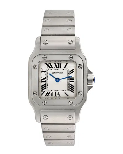 Cartier Women's Santos Galbee Watch, Circa 1990's (authentic ) In Metallic