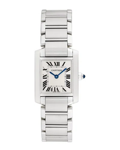 Cartier Women's Tank Francaise Watch, Circa 2000s (authentic ) In Metallic