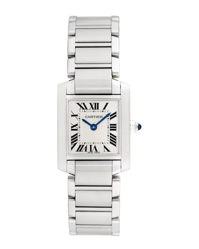 Cartier Women's Tank Francaise Watch In Metallic