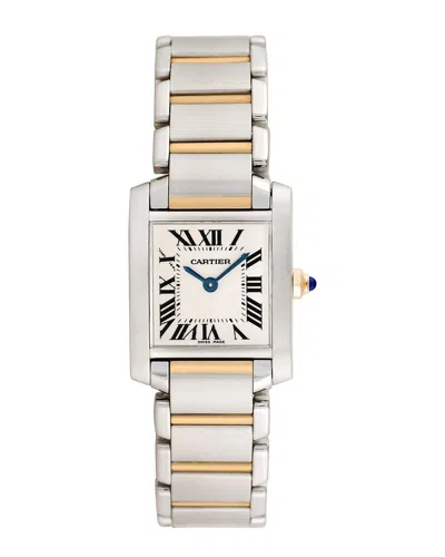 Cartier Women's Tank Francaise Watch, Circa 2000's (authentic Pre-loved) In Multi