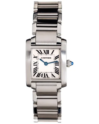 Cartier Women's Tank Francaise Watch In Silver
