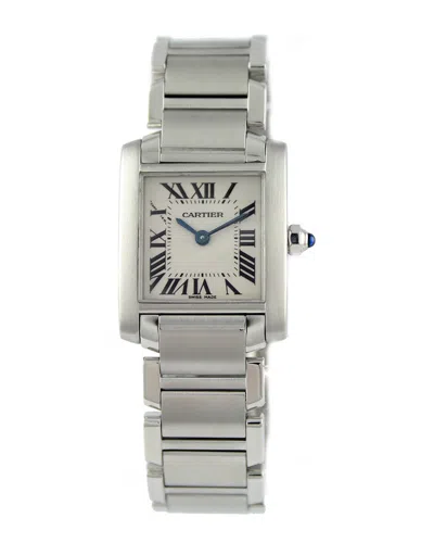 Cartier Women's Tank Francaise Watch In Silver