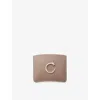 Cartier Womens Beige Panthère De  Leather Card Holder In Beige