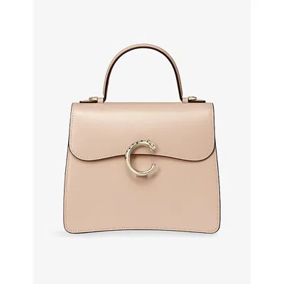 Cartier Womens Beige Panthère De  Leather Cross-body Bag In Sand