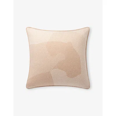 Cartier Womens Beige Panthère De  Wool And Cashmere-blend Cushion 50cm X 50cm