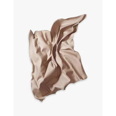 Cartier Womens Beige Panthère Graphique Wool, Cashmere And Silk-blend Scarf