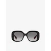 Cartier Oversize-frame Sunglasses In Black