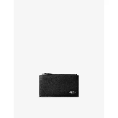 Cartier Womens Black Losange De  Zipped Leather Card Holder