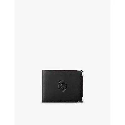Cartier Womens Black Must De  Leather Wallet