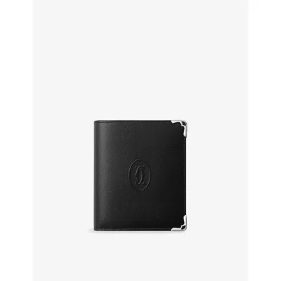 Cartier Womens Black Must De  Leather Wallet
