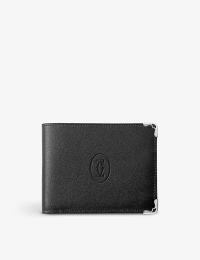 Cartier Womens Black Must De Leather Wallet