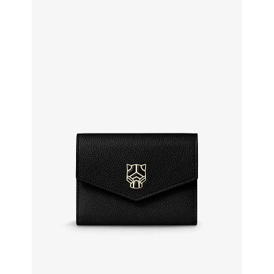 Cartier Panthère De  Leather Wallet In Black
