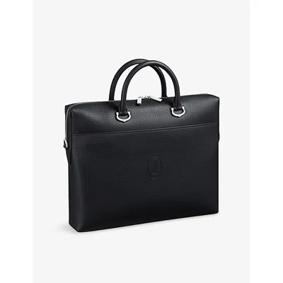 Cartier Womens Black Small Must De Carter Leather Document Holder