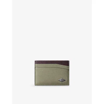 Cartier Womens Brown Losange De  Leather Card Holder