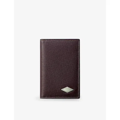 Cartier Womens Brown Losange De  Leather Card Holder