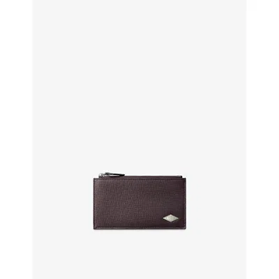 Cartier Womens Brown Losange De  Zipped Leather Card Holder