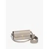 Cartier Womens Beige C De  East-west Leather Shoulder Bag In Beige