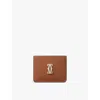 Cartier Womens Caramel C De  Leather Cardholder In Caramel
