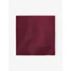 Cartier Womens Grape C De  Wool And Silk Shawl In Red