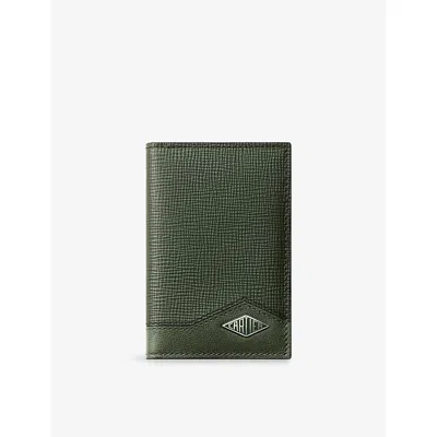 Cartier Womens  Losange 4cc Leather Wallet In Forest Green