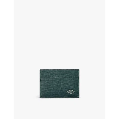 Cartier Womens Pine Green Losange Leather Cardholder