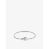 Cartier Womens  Love 18ct White-gold Chain Bracelet In Gold