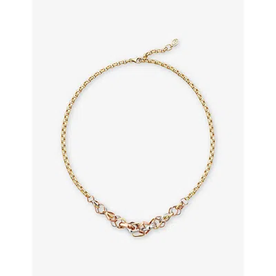 Cartier Womens Trinity 18ct Yellow, White And Rose-gold Necklace