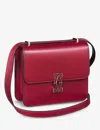 Cartier Womens Cherry Red Double C De Mini Leather Cross-body Bag In Cherry Red