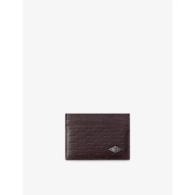 Cartier Womens  Losange Leather Card Holder In Black