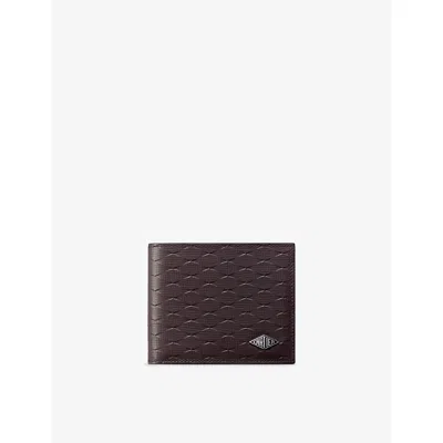 Cartier Womens  Losange Leather Wallet In Black