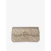 Cartier Womens Golden Panthère C De  Small Leather Shoulder Bag In Neutral