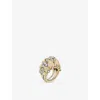 Cartier Womens Grain De Café 18ct White-gold And 1.14ct Brilliant-cut Diamond Ring
