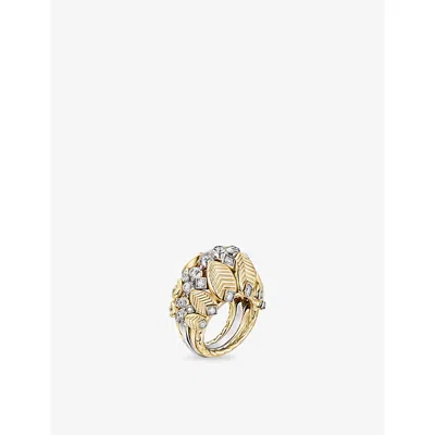 Cartier Womens Grain De Café 18ct White-gold And 1.14ct Brilliant-cut Diamond Ring