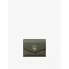 Cartier Womens Green Panthère Graphique De  Mini Leather Wallet In Green
