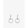 Cartier Womens White Gold Juste Un Clou 18ct White-gold Earrings In Metallic