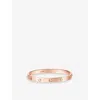 Cartier Womens Rose Gold Love Classic 18ct Rose-gold Bracelet In Rose Gold