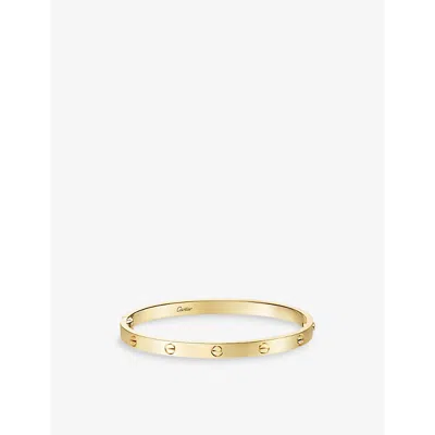 Cartier Womens Yellow Gold Love Medium 18ct Yellow-gold Bracelet